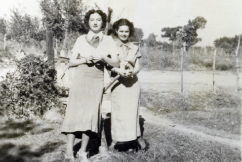 Hester Damron & Irene Damron 1936
